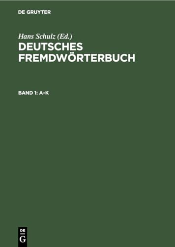 A–K (Deutsches Fremdwörterbuch)