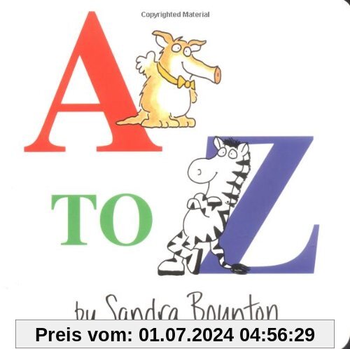 A to Z (Boynton Board Books (Simon & Schuster))