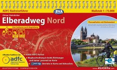 ADFC-Radreiseführer Elberadweg Nord 1:75.000 praktische Spiralbindung, reiß- und wetterfest, GPS-Tracks Download von BVA BikeMedia