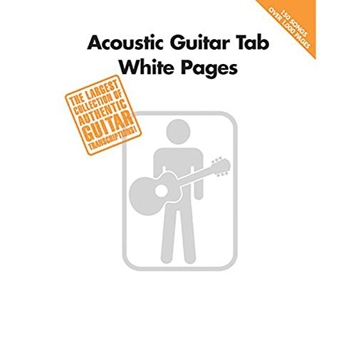 Acoustic Guitar Tab White Pages: Songbook für Gitarre: Guitar Recorded Versions von HAL LEONARD