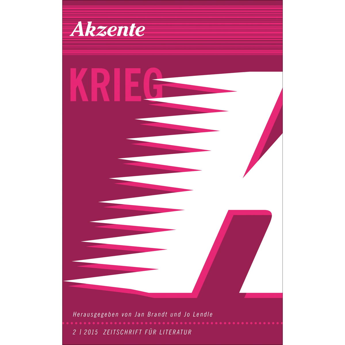 Akzente 2015/2 Zeitschrift für Literatur von Hanser, Carl GmbH + Co.