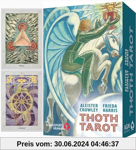 Aleister Crowley Thoth Tarot Standard DE: 78 Karten mit Anleitung