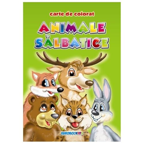 Animale Salbatice. Carte De Colorat A5 von Eurobookids