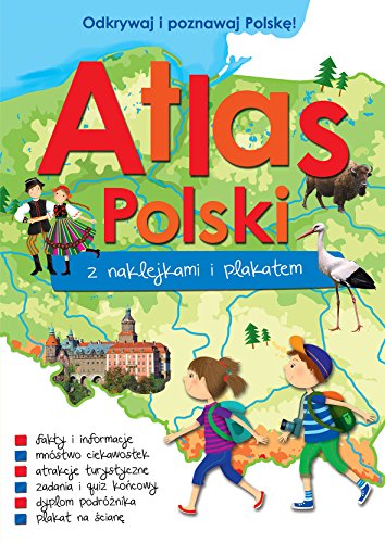 Atlas Polski z naklejkami i plakatem von Wilga