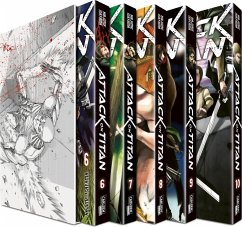 Attack on Titan, Bände 6-10 im Sammelschuber mit Extra von Carlsen / Carlsen Manga
