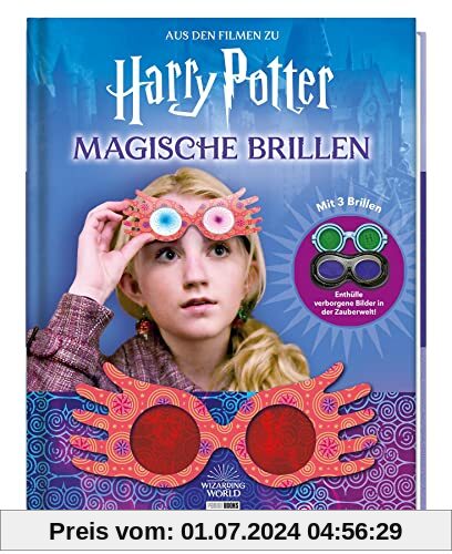 Aus den Filmen zu Harry Potter: Magische Brillen: Mit 3 Brillen - Enthülle verborgene Bilder in der Zauberwelt!