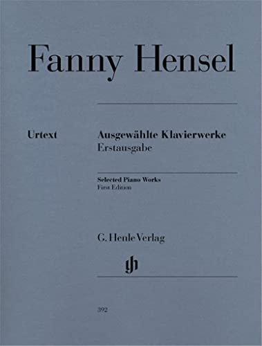 Ausgewaehlte Klavierwerke. Klavier: Instrumentation: Piano solo (G. Henle Urtext-Ausgabe) von HENLE