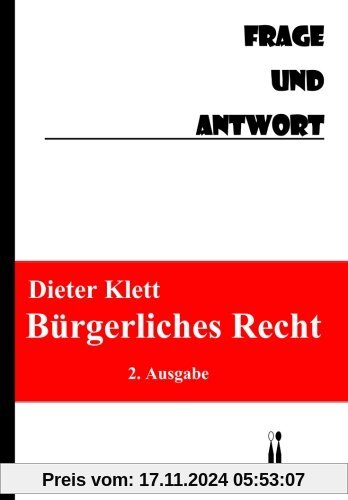 BÜrgerliches Recht Frage und Antwort: Fragenkatalog