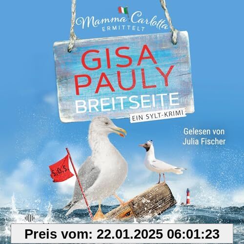 Breitseite (Mamma Carlotta 18): Ein Sylt-Krimi: 2 CDs | Humorvoller Nordsee-Krimi um die »italienische Miss Marple von Sylt.« Brigitte