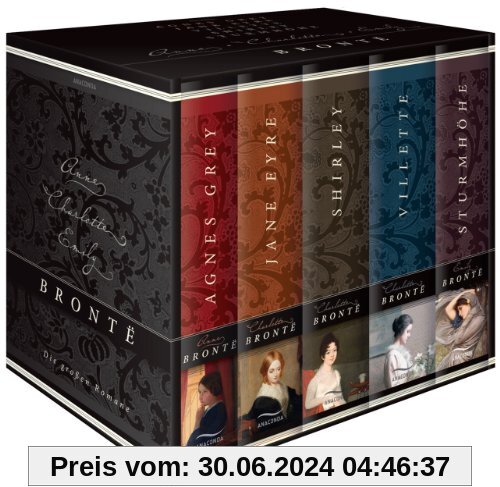 Brontë - Die großen Romane (im Schuber) - Agnes Grey - Jane Eyre - Villette - Shirley - Sturmhöhe