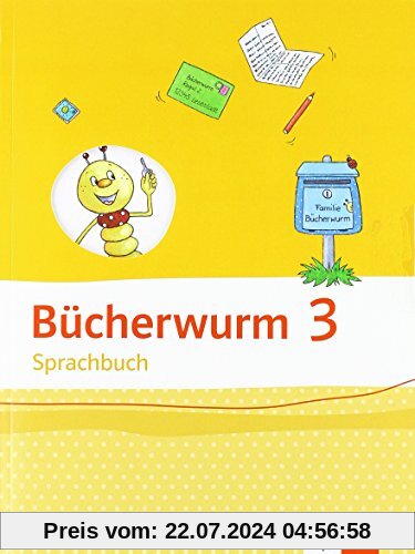 Bücherwurm Sprachbuch / Schülerbuch 3. Schuljahr. Allgemeine Ausgabe