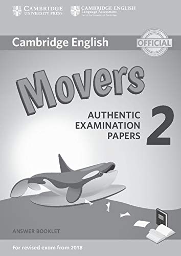 Cambridge English Young Learners 2 for Revised Exam from 2018 Movers Answer Booklet: Authentic Examination Papers (Cambridge Young Learners English Tests) von Cambridge University Press