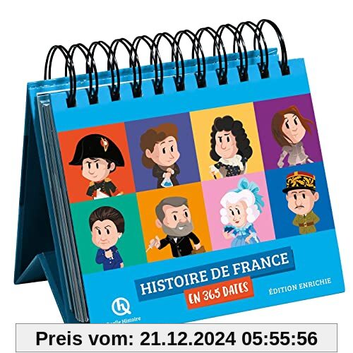 Calendrier Quelle histoire ! 365 personnages de l'histoire de France