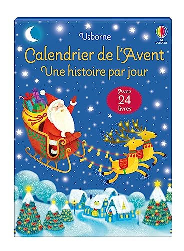 Calendrier de l'Avent - Une histoire par jour - Dès 3 ans: Une histoire par jour - Avec 24 livres