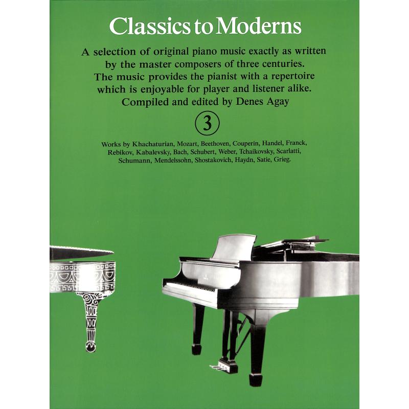 Classics to moderns 3