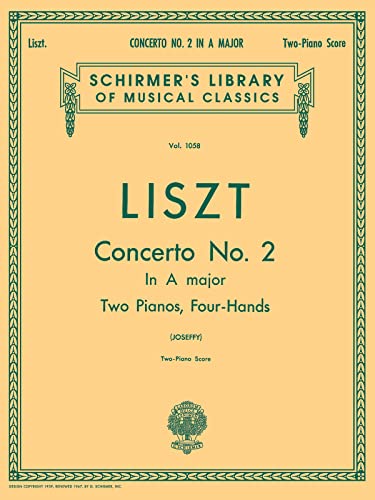 Concerto No. 2 in a: Piano Duet: In a Major Two Pianos, Four Hands von G. Schirmer, Inc.