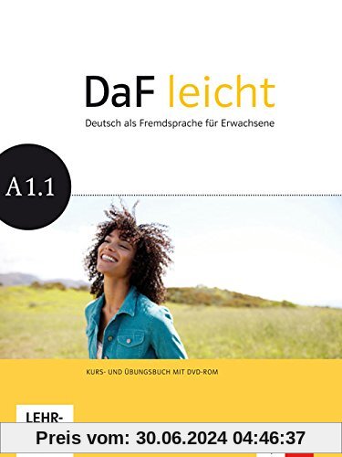 DaF leicht / Kurs- und Übungsbuch + DVD-ROM A1.1