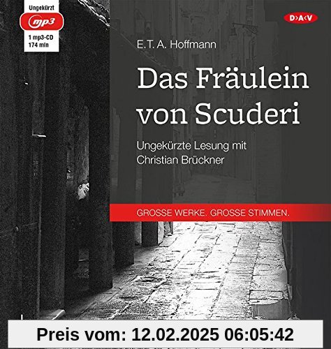 Das Fräulein von Scuderi: Ungekürzte Lesung mit Christian Brückner (1 mp3-CD)