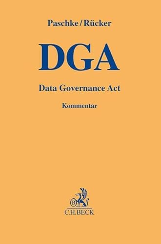 Data Governance Act (Gelbe Erläuterungsbücher) von C.H.Beck