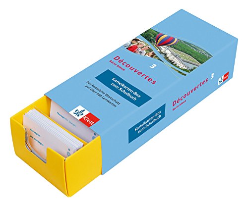 Découvertes Série Bleue 3 - Vokabel-Lernbox zum Schulbuch: Französisch passend zum Lehrwerk üben von Klett Lerntraining
