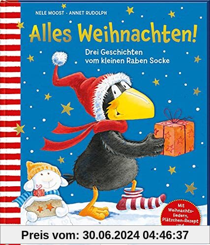 Der kleine Rabe Socke: Alles Weihnachten!: Drei Geschichten vom kleinen Raben Socke | Kindergeschenk