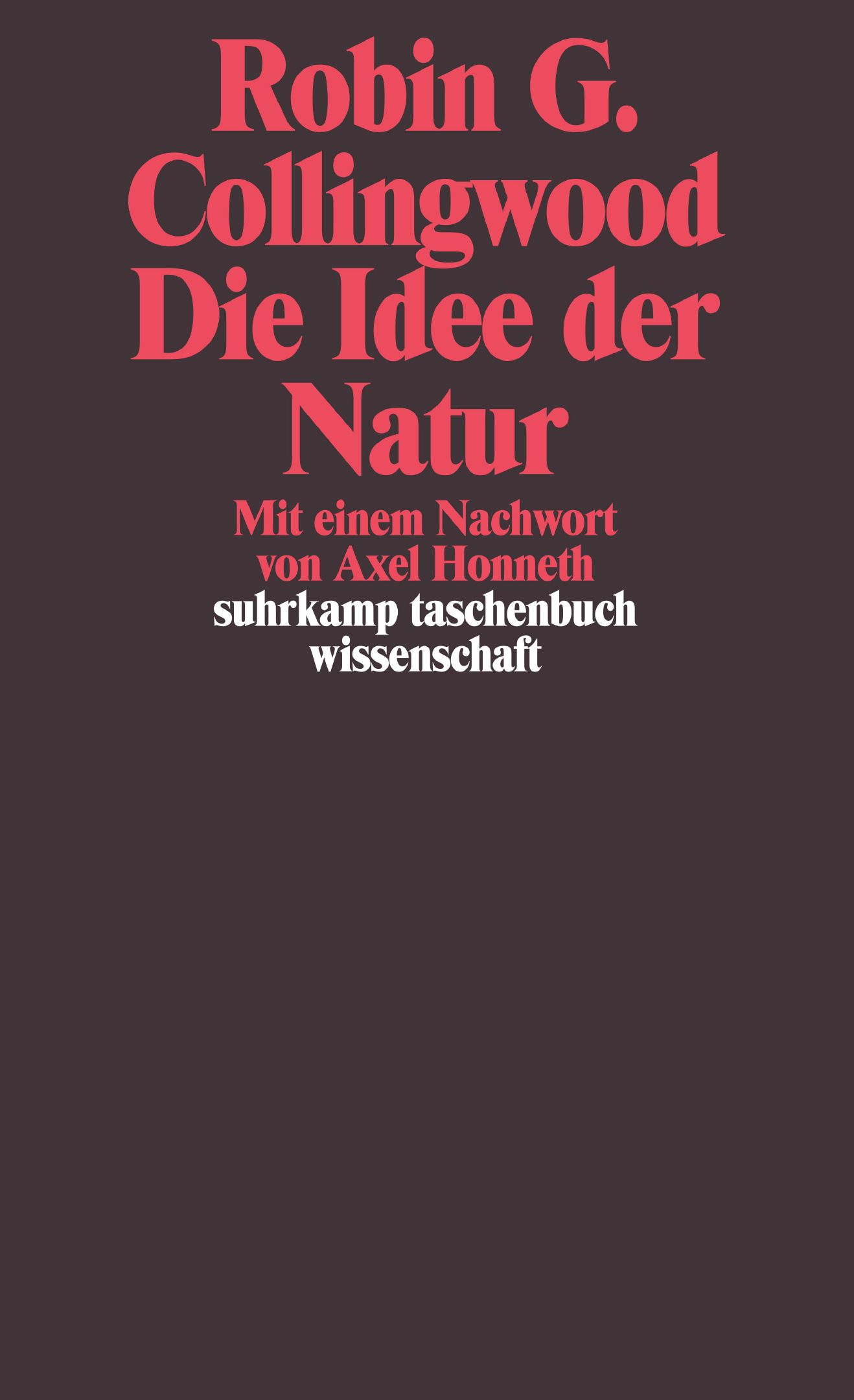 Die Idee der Natur von Suhrkamp Verlag