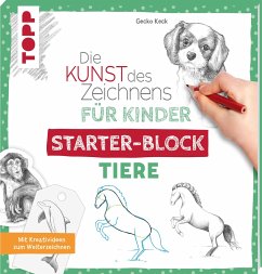 Die Kunst des Zeichnens für Kinder Starter-Block - Tiere von Frech