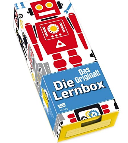Die Lernbox (DIN A8) - Design: Roboter: Lernbox zum Selbstbefüllen, fertig montiert von Aol-Verlag In Der Aap Lehrerwelt