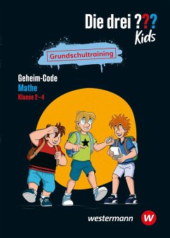 Die drei ??? Kids - Grundschultraining. Geheim-Code Mathe 2-4 von Westermann Lernwelten
