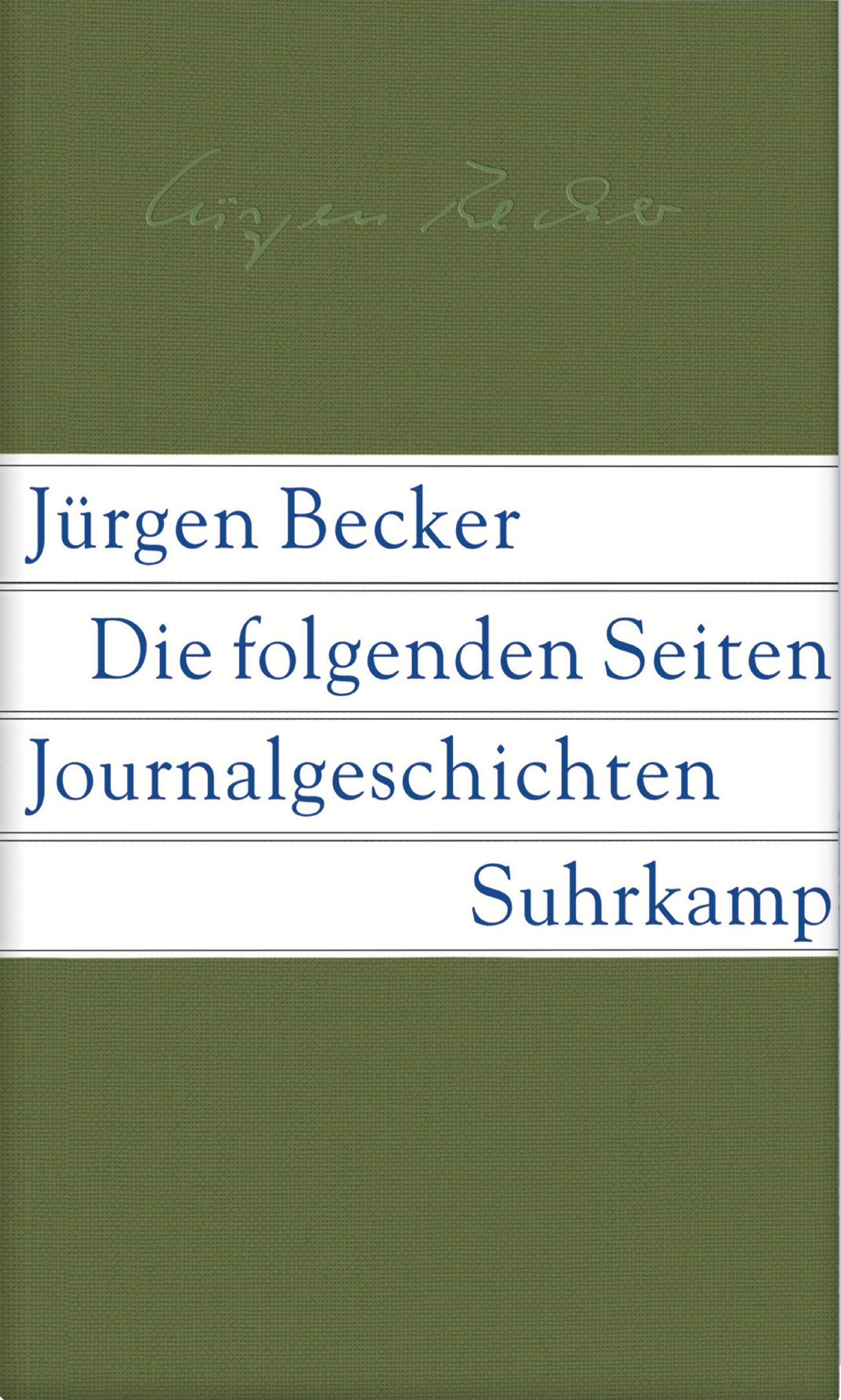 Die folgenden Seiten von Suhrkamp Verlag