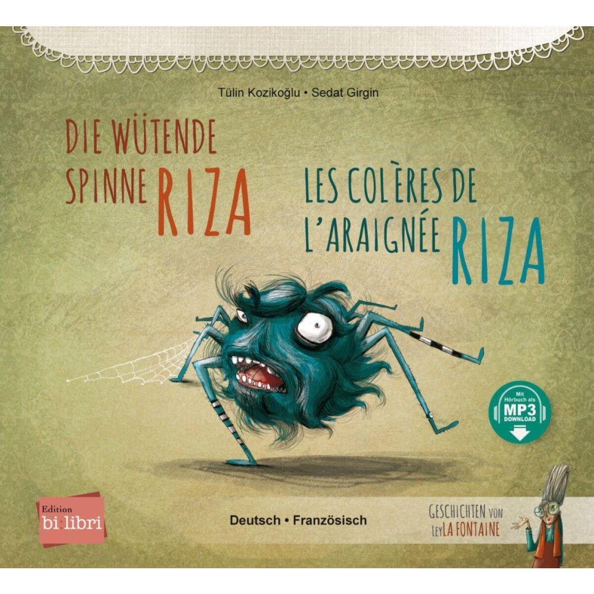 Die wütende Spinne Riza. Deutsch-Französisch von Hueber Verlag GmbH