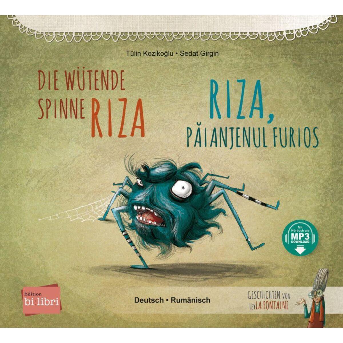 Die wütende Spinne Riza. Deutsch-Rumänisch von Hueber Verlag GmbH