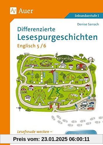 Differenzierte Lesespurgeschichten Englisch 5-6: Lesefreude wecken - Lesekompetenz fördern (5. und 6. Klasse)