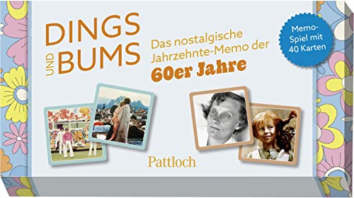 Dings und Bums: Das nostalgische Jahrzehnte-Memo der 60er-Jahre | Memo-Spiel mit 40 Karten in einer hochwertigen Box (Nostalgie-Memospiel) von Pattloch Geschenkbuch
