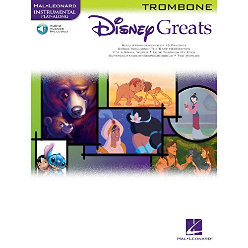 Disney Greats Trombone Book/Cd Playalong: Noten, CD für Posaune (Disney Greats S): For Trombone Instrumental Play-Along Pack