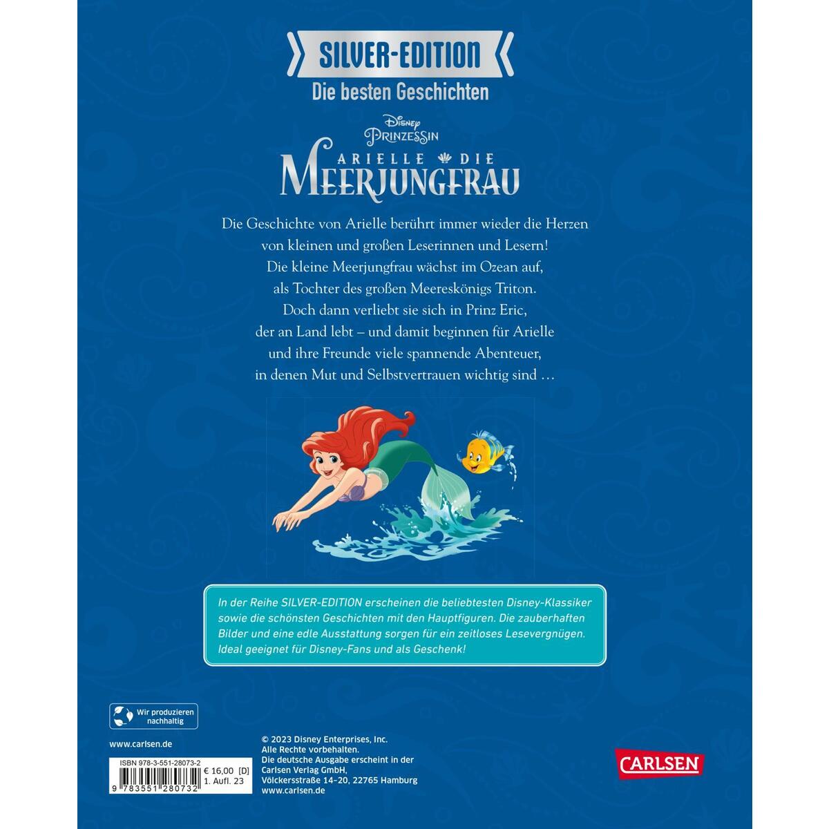 Disney Silver-Edition: Die besten Geschichten - Arielle, die kleine Meerjungfrau von Carlsen Verlag GmbH