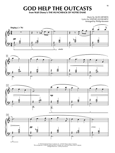 Disney Songs - For Classical Piano-: Noten, Sammelband für Klavier: Arr. Phillip Keveren the Phillip Keveren Series Piano Solo