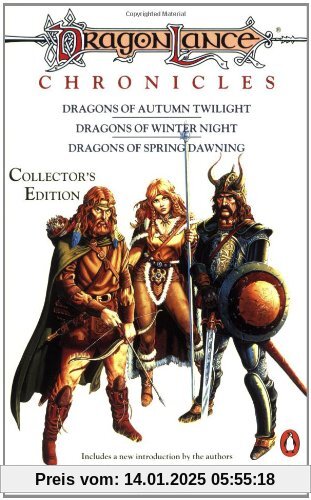 Dragonlance Chronicles: Dragons of Autumn Twilight, Dragons of Winter Night, Dragons of Spring Dawnin (TSR Fantasy)