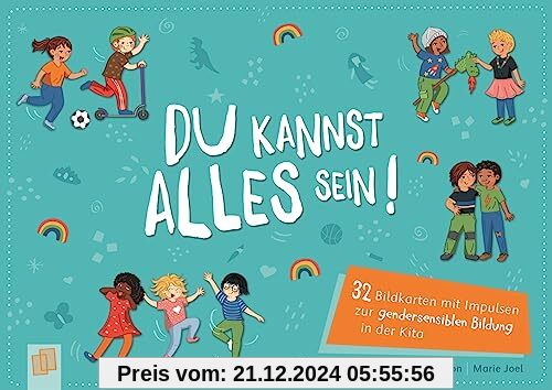 Du kannst alles sein!: 32 Bildkarten mit Impulsen zur gendersensiblen Bildung in der Kita