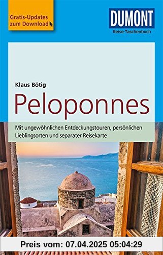 DuMont Reise-Taschenbuch Reiseführer Peloponnes: mit Online-Updates als Gratis-Download