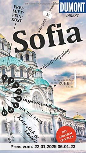 DuMont direkt Reiseführer Sofia: Mit großem Cityplan