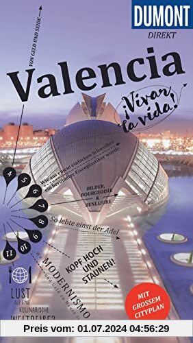 DuMont direkt Reiseführer Valencia: Mit großem Cityplan
