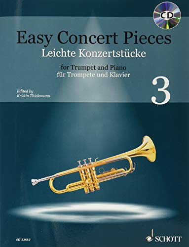 Leichte Konzertstücke: 22 Stücke aus 5 Jahrhunderten. Band 3. Trompete und Klavier. (Easy Concert Pieces) von Schott Publishing