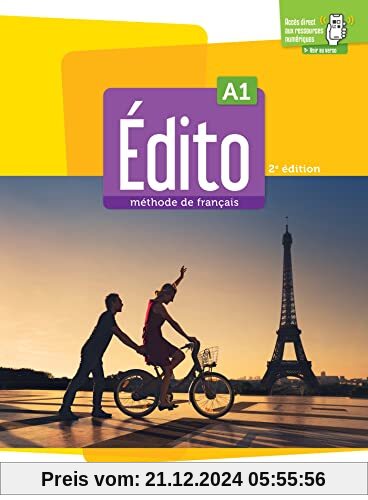 Edito 2e edition: Livre de l'eleve A1 + didierfle.app