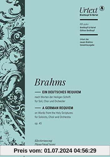 Ein deutsches Requiem op. 45 - Klavierauszug (EB 9362)