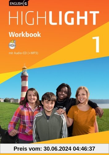 English G Highlight - Hauptschule: Band 1: 5. Schuljahr - Workbook mit Audio-CD: Audio-Dateien auch als MP3
