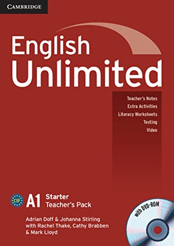 English Unlimited A1 Starter: Starter. Teacher’s Pack (Teacher’s Book + DVD-ROM) von Klett Sprachen GmbH