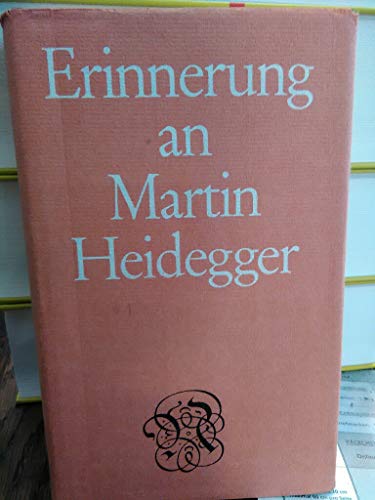 Erinnerung an Martin Heidegger von Klett-Cotta