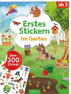 Erstes Stickern - Im Garten von ars edition