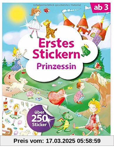 Erstes Stickern Prinzessin